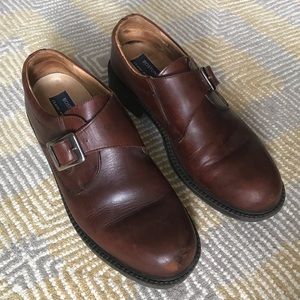 Men’s Bostonian Leather Buckle Shoes - Sz 10
